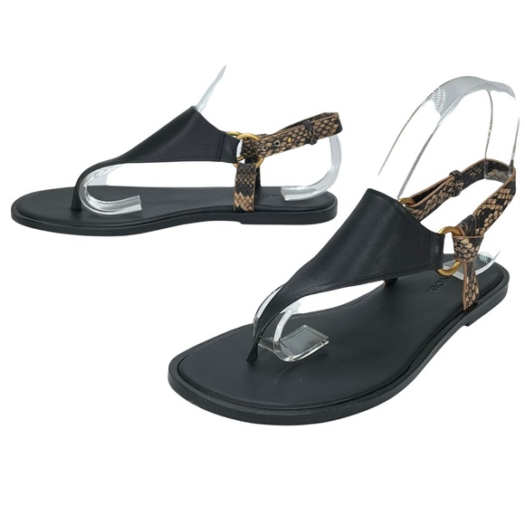 Vince Pharis Leather Womens Slingback Thong Sandals Size 7.5M - Picture 11 of 12